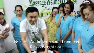 MASSAGE LESSON 3  Teaching Friction Strokes To My Students  Swedish Massage [upl. by Londoner]