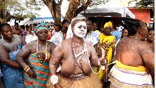 Rich Ghanaian culture and traditions at full display at La Homowo Festival 2022 [upl. by Netsriik984]