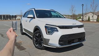 2023 KIA Niro EV Wave Start Up Walkaround POV Test Drive and Review [upl. by Gnilrad853]