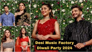 Desi Music Factory Diwali Party 2024 Munawar FaruquiShivangi JoshiVarun DhawanNatasha Sankovitch [upl. by Nerahs942]