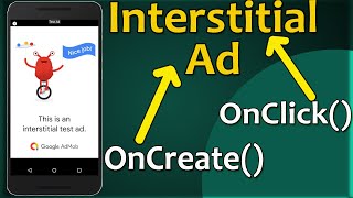 interstitial Ads Complete Tutorial  How to implement interstitial Ads  interstitial Ads [upl. by Sulohcin]