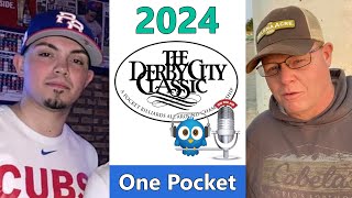 Frankie Ruiz vs Mark Whitaker  One Pocket  2024 Derby City Classic rd 1 [upl. by Marvella]