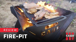 Review CAOS Flat Pack Fire Pit [upl. by Ainaznat885]