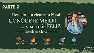 ✨ Descubre tu elemento Natal ✨ Conócete mejor y se más feliz  Astrología China Bazi Parte 2 [upl. by Yauq]