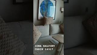 Balcony Cabin Tour  PampO Iona  WalkingBob Shorts travel PampOCruises [upl. by Luna787]