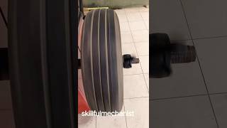 wheel alignment rotating wheel balancing auto shorts [upl. by Garry]