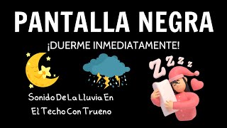 Sonidos para Aliviar el Estrés Fuertes Lluvias y Tormenta en Vivir Pantalla Negra 11 Horas [upl. by Ytima545]