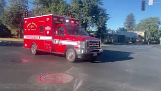 Sonoma County Fire District MED527 Responding [upl. by Sherman]