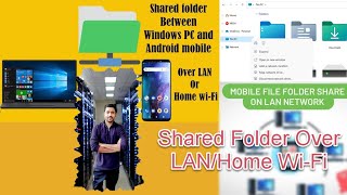 How to Access Windows Folder Via Android Shared folder over LANWiFi  No ThirdParty Apps  2024 [upl. by Goldy109]