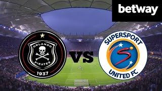 Orlando Pirates vs Supersport United live Today Match 🔴 [upl. by Chi79]