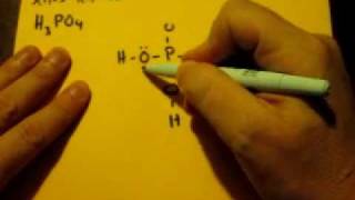 Lewis Dot Structure of H3PO4 Phosphoric Acid [upl. by Ghassan]