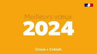 Crous de Créteil  Voeux 2024 [upl. by Ruckman]