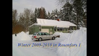 Winter 2009  2010 in Rosenfors 1 [upl. by Ahseenal195]