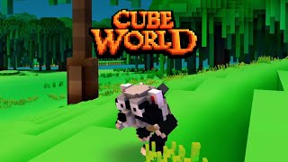 This Mod Fixes Cube World 🦝 CUBE WORLD  001 [upl. by Ailuy]