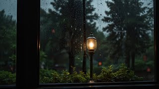 Relaxing Piano Music and Rain Sounds rain water sleep relax piano [upl. by Nahsyar997]