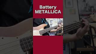 【Battery  METALLICA】 Bass Cover metallica metallicafans battery bass 弾いてみた shorts [upl. by Ahseina]