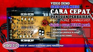 servis power mobil suara serak  video 210 [upl. by Cyprio1]