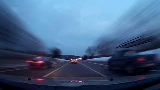 Allentown PA to New York City in 8 Minutes  DashLapse SJCAM [upl. by Pevzner]