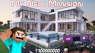 I Buy a Big Mansion worth ₹100000000 in Minecraft minecraft [upl. by Arv708]