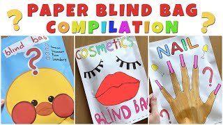 Blind Bag Paper ✨ ASMR ✨ Unboxing Compilation paper diy [upl. by Adahs155]