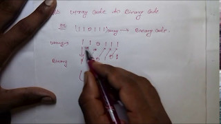 GRAY CODE TO BINARY CONVERSION  VERY EASY TRICK [upl. by Adamok]