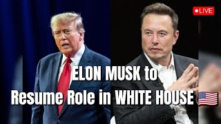 Donald Trump names Elon Musk to his WHITE HOUSE Cabinet elonmusk trump trending [upl. by Nosyla]