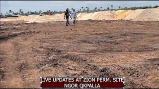 LIVE UPDATES AT THE ZION NEW PERMANET SITE NGOR OKPALLA [upl. by Hniv357]