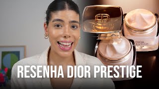 RESENHA DIOR PRESTIGE LA CREME  SKIN CARE  Carolina Barbosa [upl. by Llibyc]