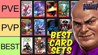 BEST COMIC CARD SETS for ALL PLAYERS Jan 2022  Marvel Future Fight [upl. by Ekusoyr198]