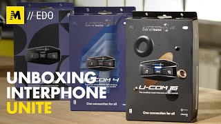 Interphone Unite UCOM unboxing e tutorial [upl. by Anawak]