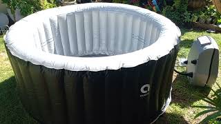 Inflating Inflatable Portable Spa in Three Minutes  Intrepids  Avenli  Anaconda  499 [upl. by Edak]