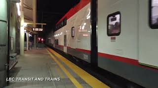 CalTrain KISS unit Departing Milbrae [upl. by Ehcadroj]