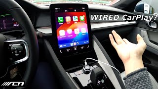 2024 Polestar 2 Interior and Technology Review Wired CarPlay ONLY [upl. by Ramsdell70]