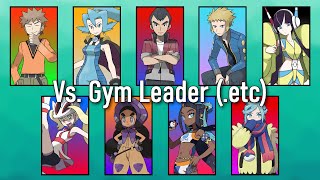 Pokémon Music  All Gym Leader etc Battle Themes from the Core Series [upl. by Keese]