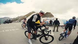 Galibier descent to Lautaret summit day before Tour de France 2024 [upl. by Itsrik249]