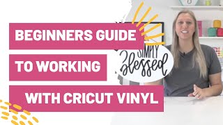 A Beginners Guide To Working With Cricut Vinyl [upl. by Jean]