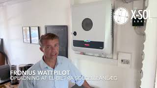 Fronius Wattpilot opladning af elbil fra egen strøm fra solcelleanlæg [upl. by Christyna620]