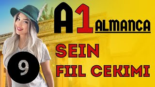 Ders 9  Almanca A1 Temel Seviye  Almanca quotseinquot Fiil Çekimi Türkçe Anlatım [upl. by Ethben]