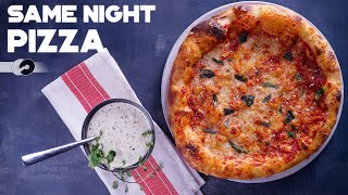 Make pizza TONIGHT 3 4 Hour Ferment Perfect for Weeknights pizza [upl. by Nabalas49]