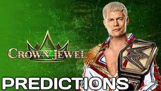 WWE Crown Jewel 2024 Predictions wwe raw smackdown crownjewel wrestling [upl. by Nolyat]