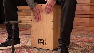 MEINL Percussion  Pickup Woodcraft Series Cajon  Baltic Birch  PWC100B [upl. by Chuch]