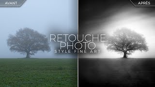 RETOUCHE PHOTO PAYSAGE  Le rendu fine art [upl. by Dona]