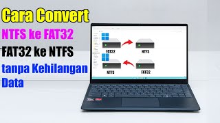 Cara Convert NTFS ke FAT32 tanpa Kehilangan Data [upl. by Kathrine]