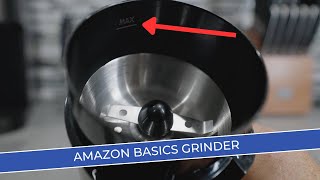 Best Budget Coffee Grinder Amazon Basics Electric Grinder Test [upl. by Air]