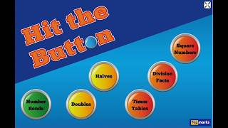 Hit The Button  Doubles  Multiples of 10  Up to 100  Beat our score Fun Kids Cool Maths Games [upl. by Megen]