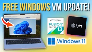 Running FREE Windows 11 ARM on Mac is now even EASIER VMware Fusion 1351 [upl. by Winson]