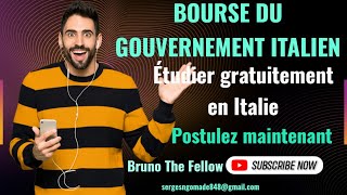 Étudier gratuitement en ItalieBourse du gouvernement italien 20242025 [upl. by Eleda404]