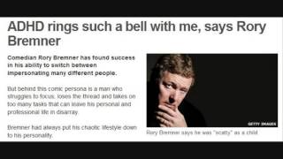 Comedian Rory Bremner talks about his ADHD on Radio 4 [upl. by Yrellav638]