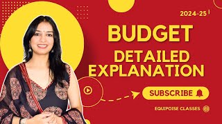 BUDGET 202425  Detailed Explanation of Concepts amp Key Features Must Watch for Economics Students [upl. by Mendie]