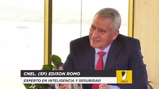 Veraz Perspectiva militar de seguridad e inteligencia  Entrevista al Cnel SP Edison Romo [upl. by Noirda410]